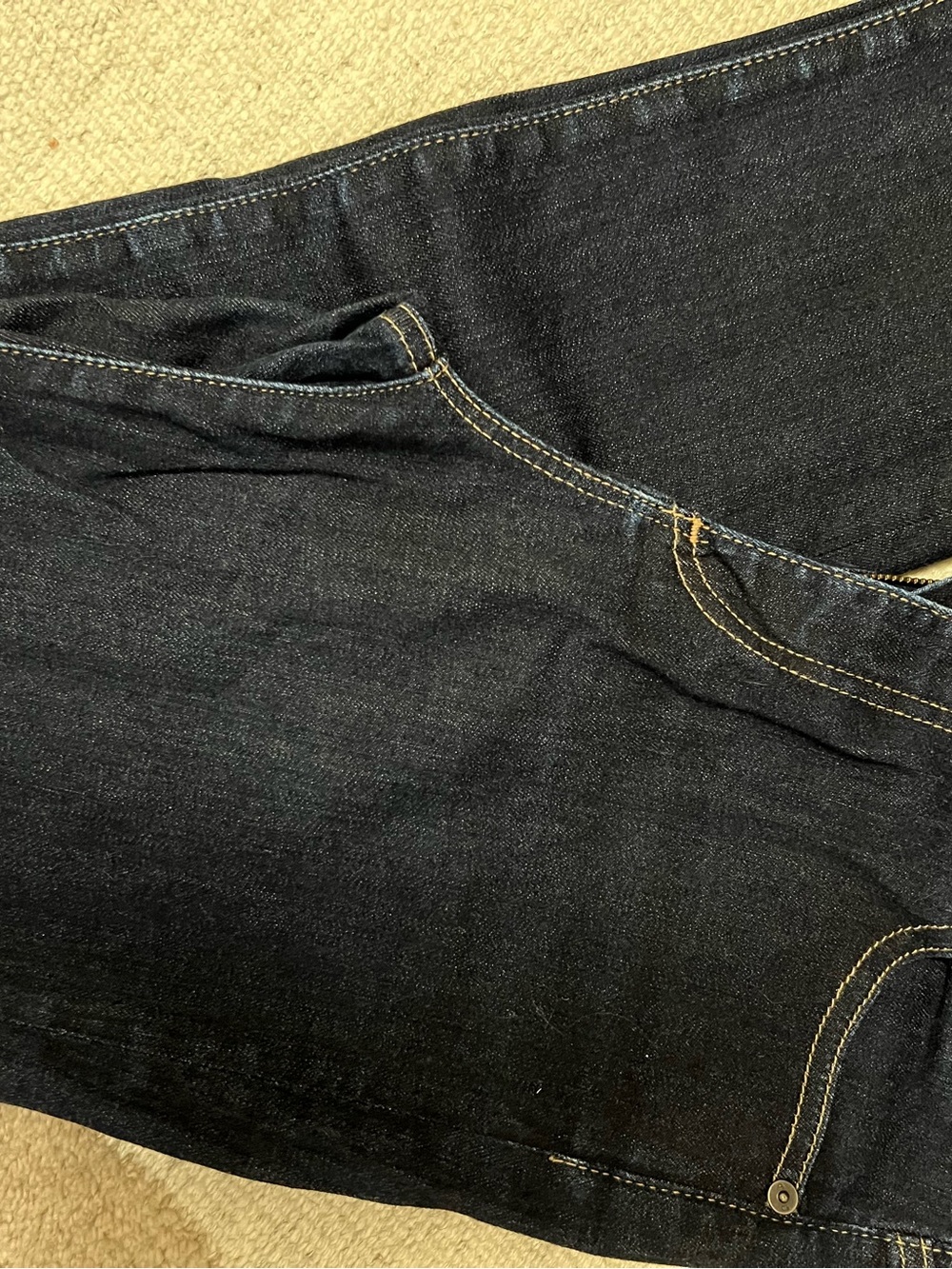 Ag Adriano Goldschmied Women's Dark Indigo Straight Ankle Jeans